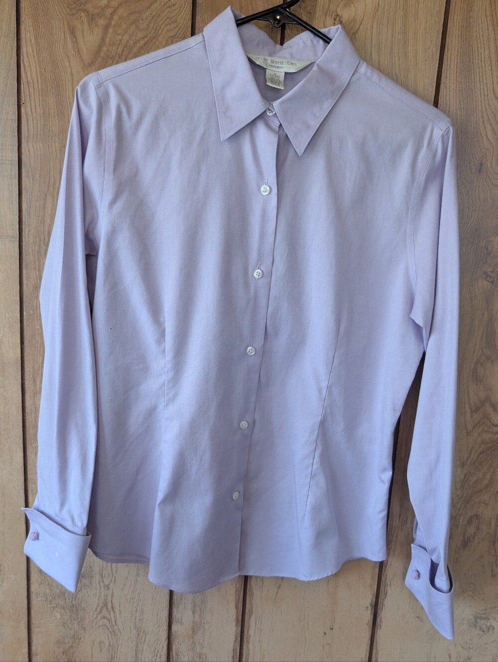 Petite Sophisticate Lavender Women's Dress Shirt